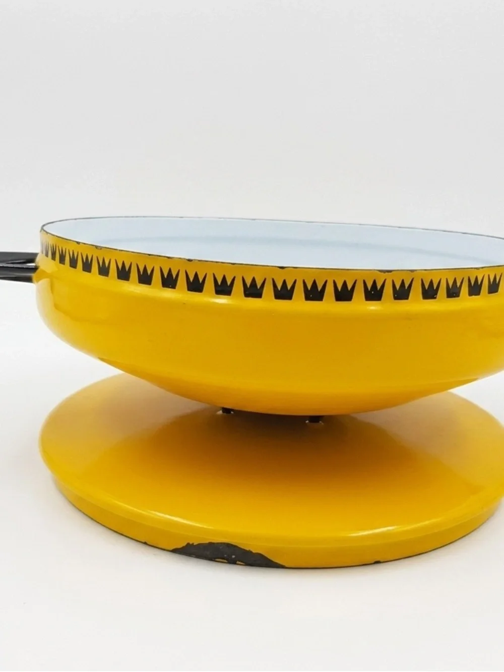 VTG DanKok Glud & Marstrand Enamel Casserole Dish, Yellow (Denmark)